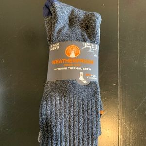 Weatherproof Outdoor Thermal Crew Socks 5 Pairs